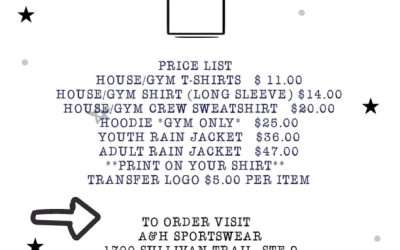St. John Chrysostom Academy Spiritwear: Gym Shirts, House Shirts, and Rain Jackets Now Available